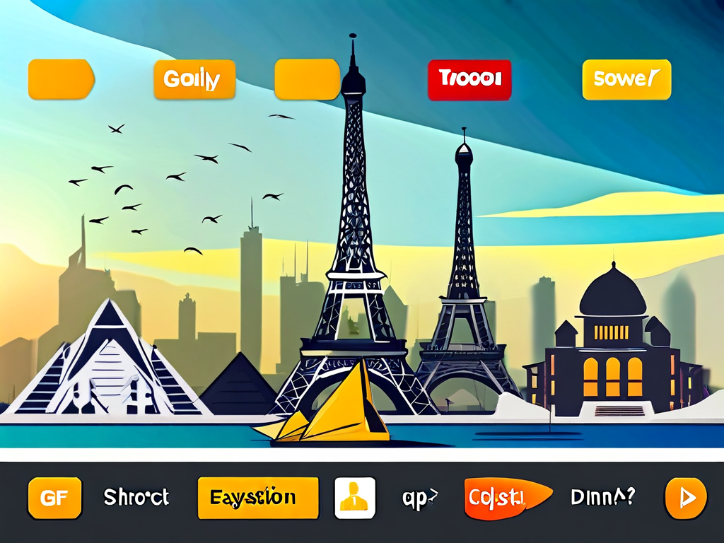 出国翻译官app界面展示