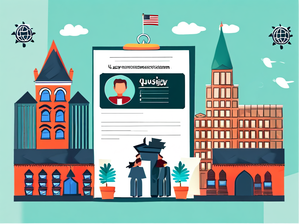 留学签证申请流程图