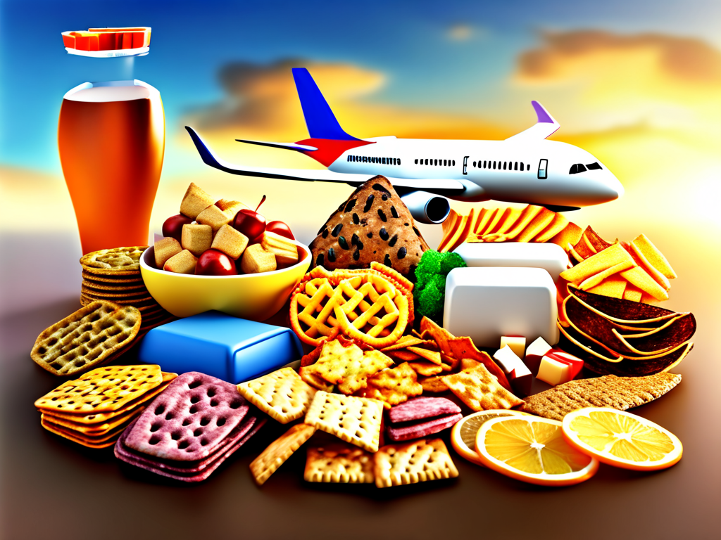 机场安检零食检查场景